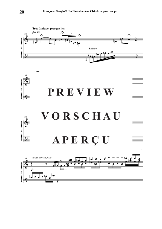 Produktgalerie: Seite 21 von 21 La Fontaine Aux Chimères , , (Harfe Solo)