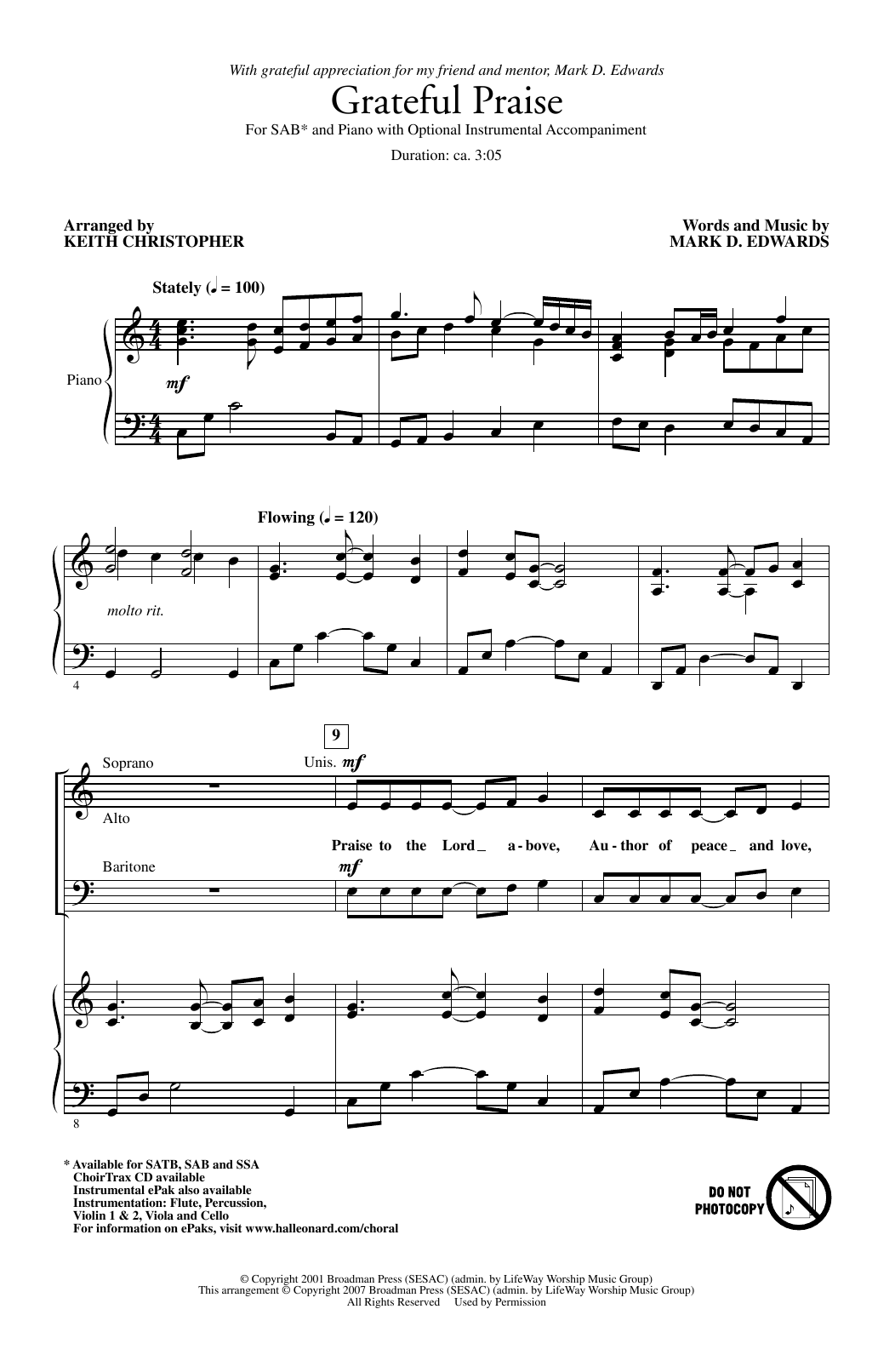 Produktbild zu: Grateful Praise