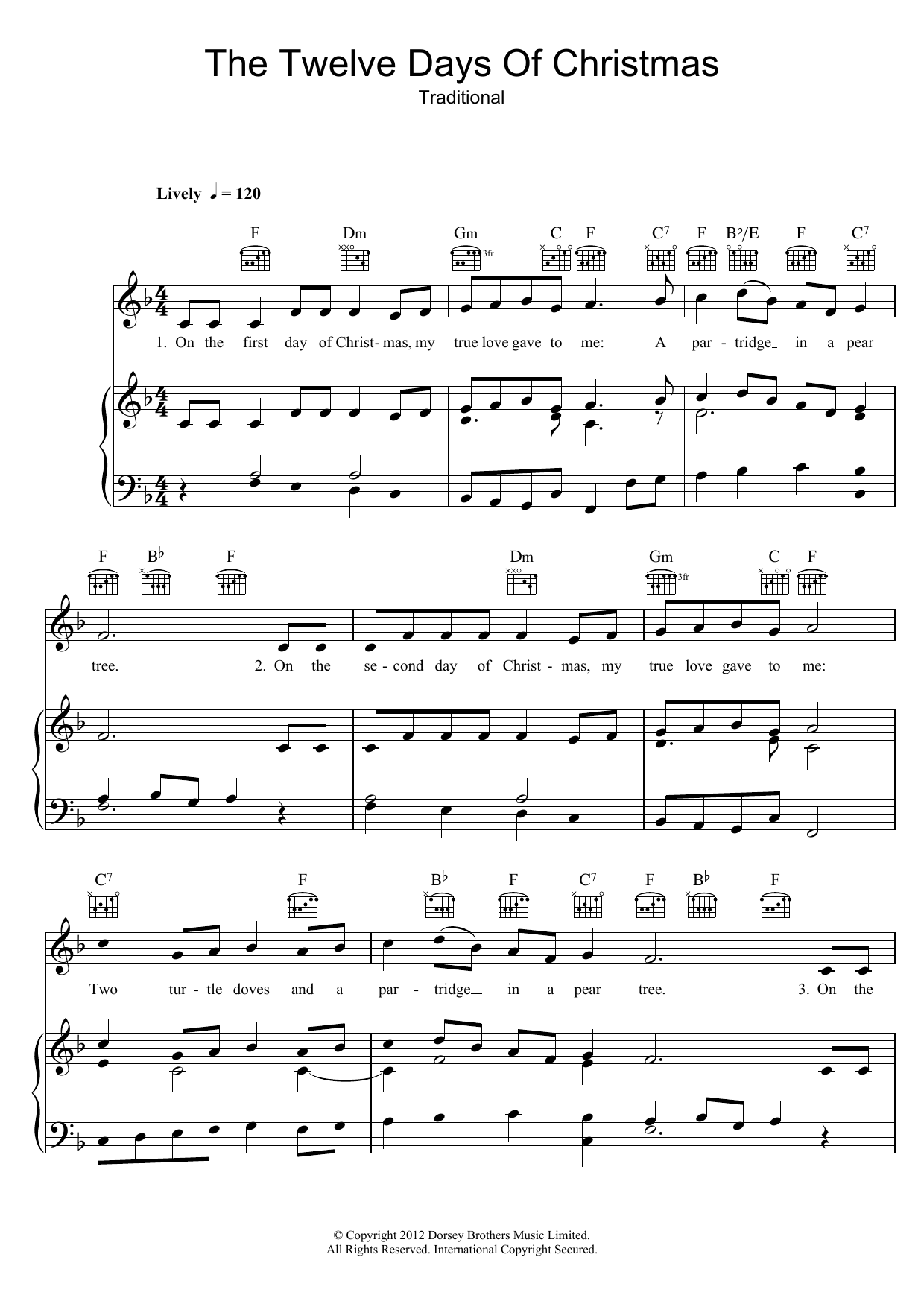 Produktbild zu: The Twelve Days Of Christmas
