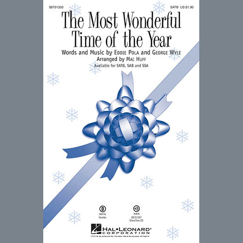 cover: The Most Wonderful Time Of The Year, Mac Huff, Chor
