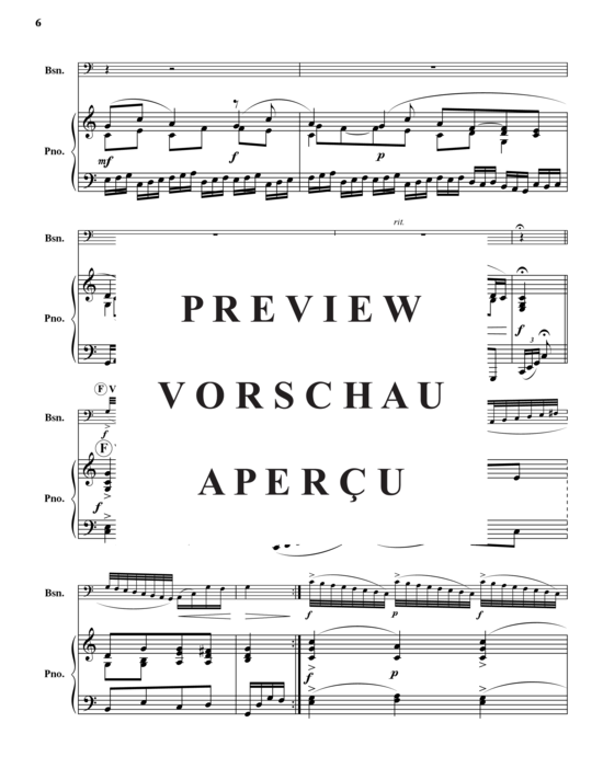 Product gallery: Page 7 of 11 Aria con Varizioni , , (bassoon + piano)