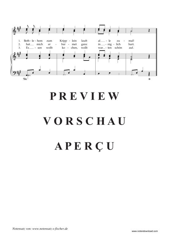 Product gallery: Page 3 of 3 O laufet, ihr Hirten , , Piano and Voice
