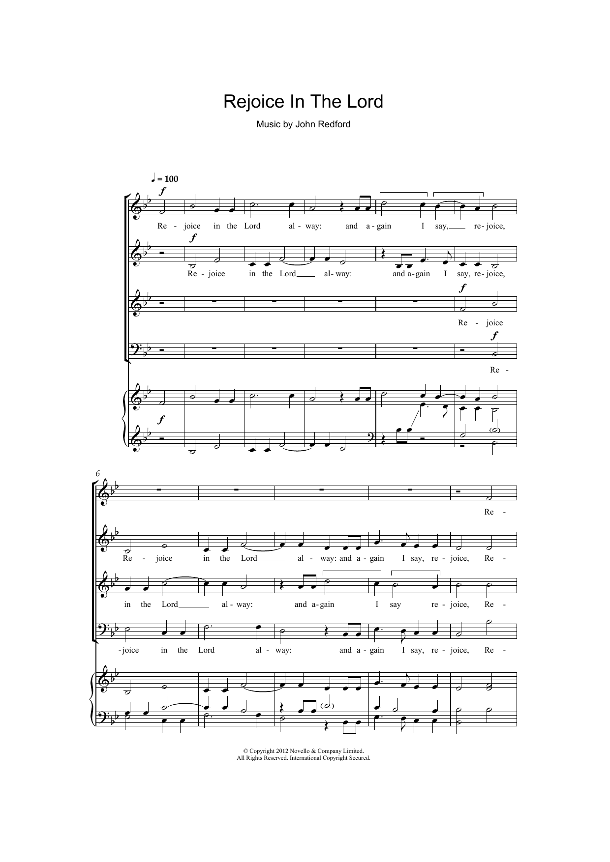 Produktbild zu: Rejoice In The Lord