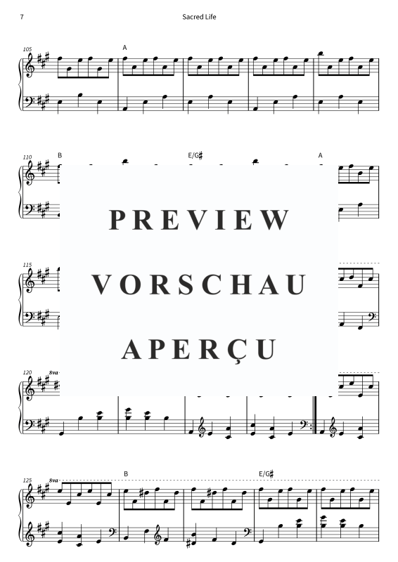 Produktgalerie: Seite 9 von 10 Sacred Life, Marco Wolf, Klavier Solo