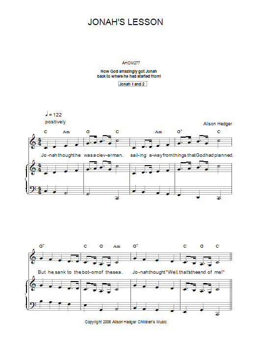 Produktbild zu: Jonah's Lesson