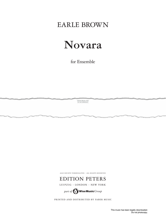 Produktgalerie: Seite 1 von 1 Novara, Earle Brown