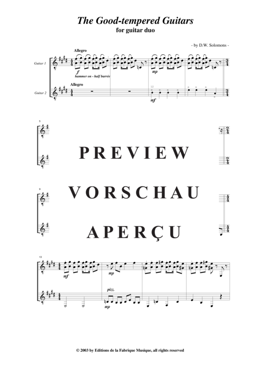 Product gallery: Page 3 of 17 The Good Tempered Guitars , , (Guitar duet)