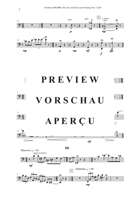 Produktgalerie: Seite 21 von 21 The Tree and the Leaf , , (Violine, Viola, Cello)