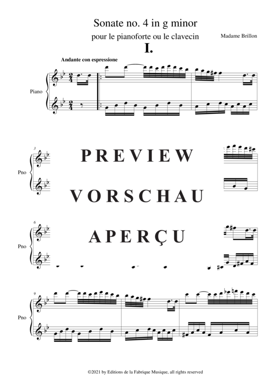 Product gallery: Page 4 of 11 Sonata no. 4 in g minor , Horvath, Nicolas, (Klavier/Cembalo Solo)