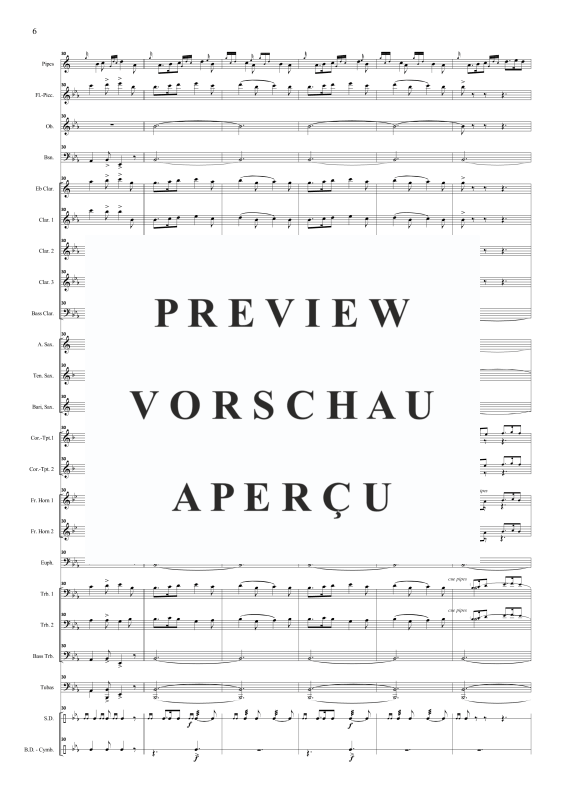 Produktgalerie: Seite 9 von 11 St. Patricks Day (band and optional bagpipes), , Concert Band und Dudelsack Solo
