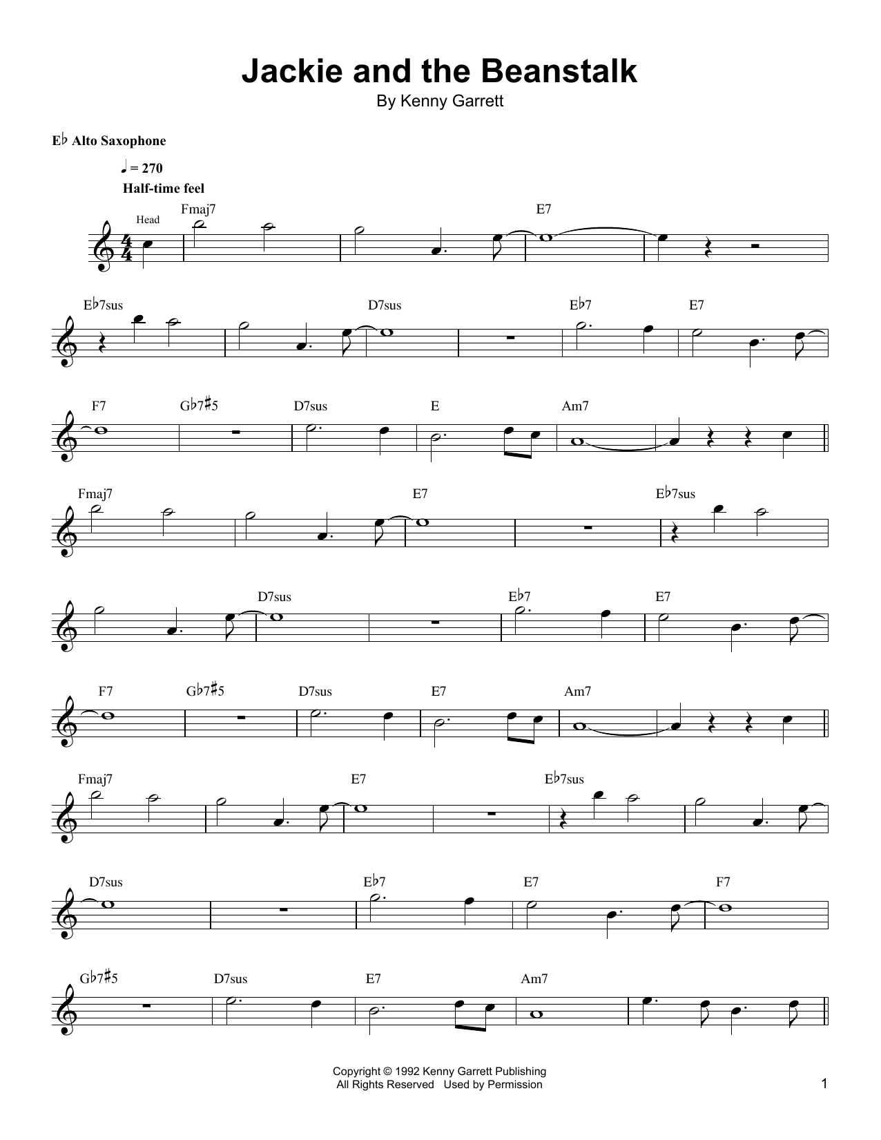 Product gallery: Page 1 of 1 Jackie And The Beanstalk, Kenny Garrett