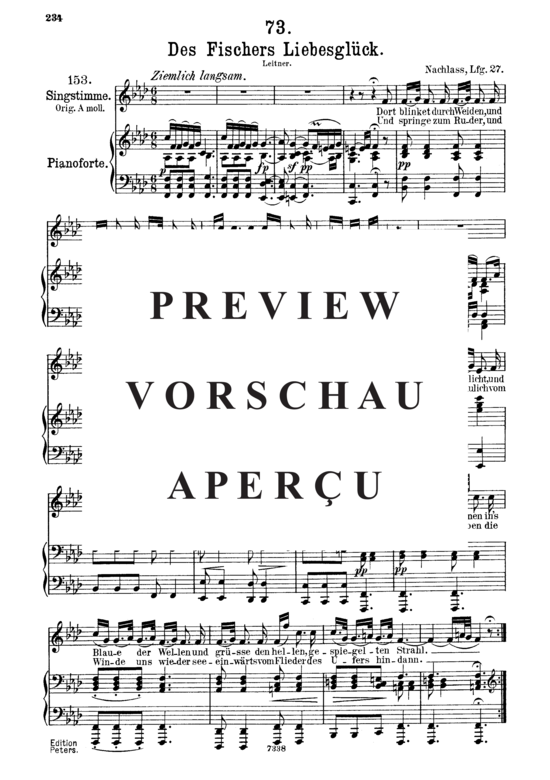 Product gallery: Page 2 of 3 Des Fischers Liebesglück D.933, , Medium Voice and Piano