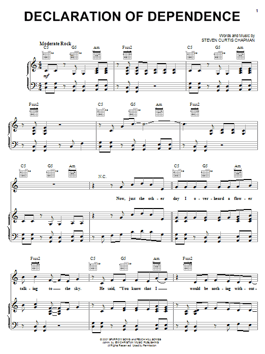 Produktbild zu: Declaration Of Dependence