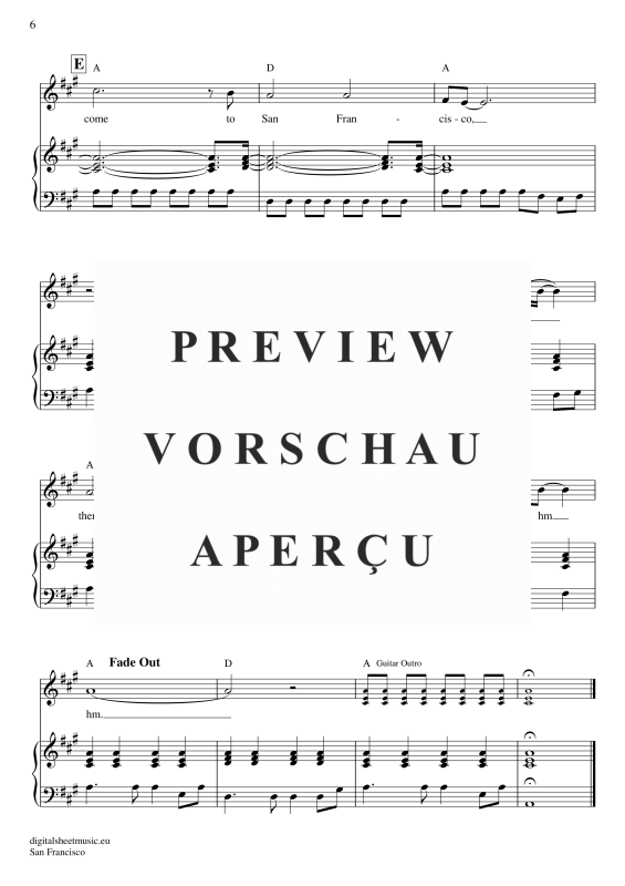 Product gallery: Page 7 of 7 San Francisco , Mckenzie, Scott, Voice with Piano Accompaniment