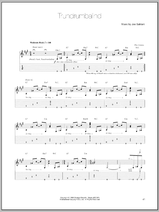 Produktgalerie: Seite 1 von 1 Trundrumbalind, Joe Satriani, Gitarre