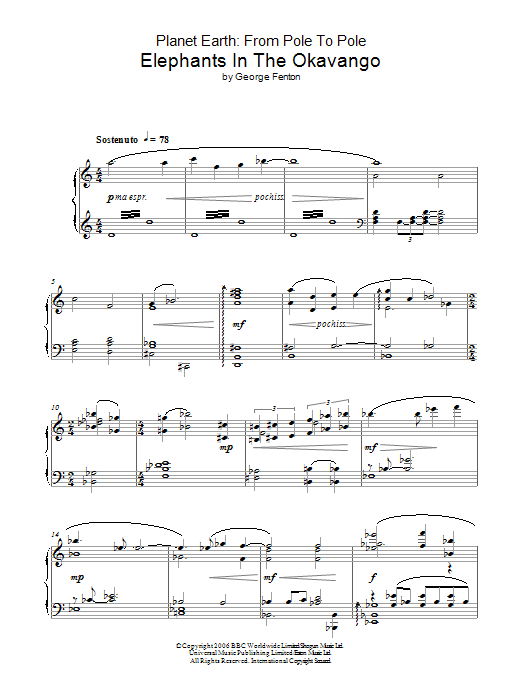 Produktbild zu:  Planet Earth: Elephants in the Okavango - George Fenton