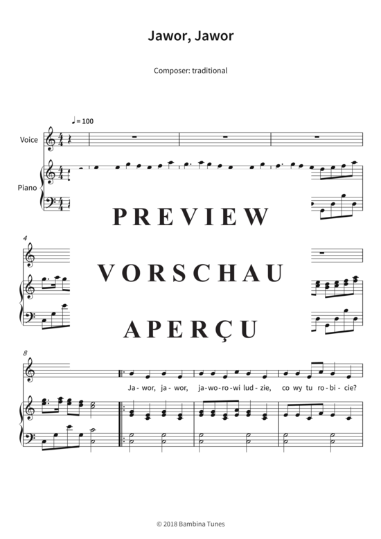 Produktgalerie: Seite 4 von 5 Jawor, Jawor, , (Gesang + Klavier)