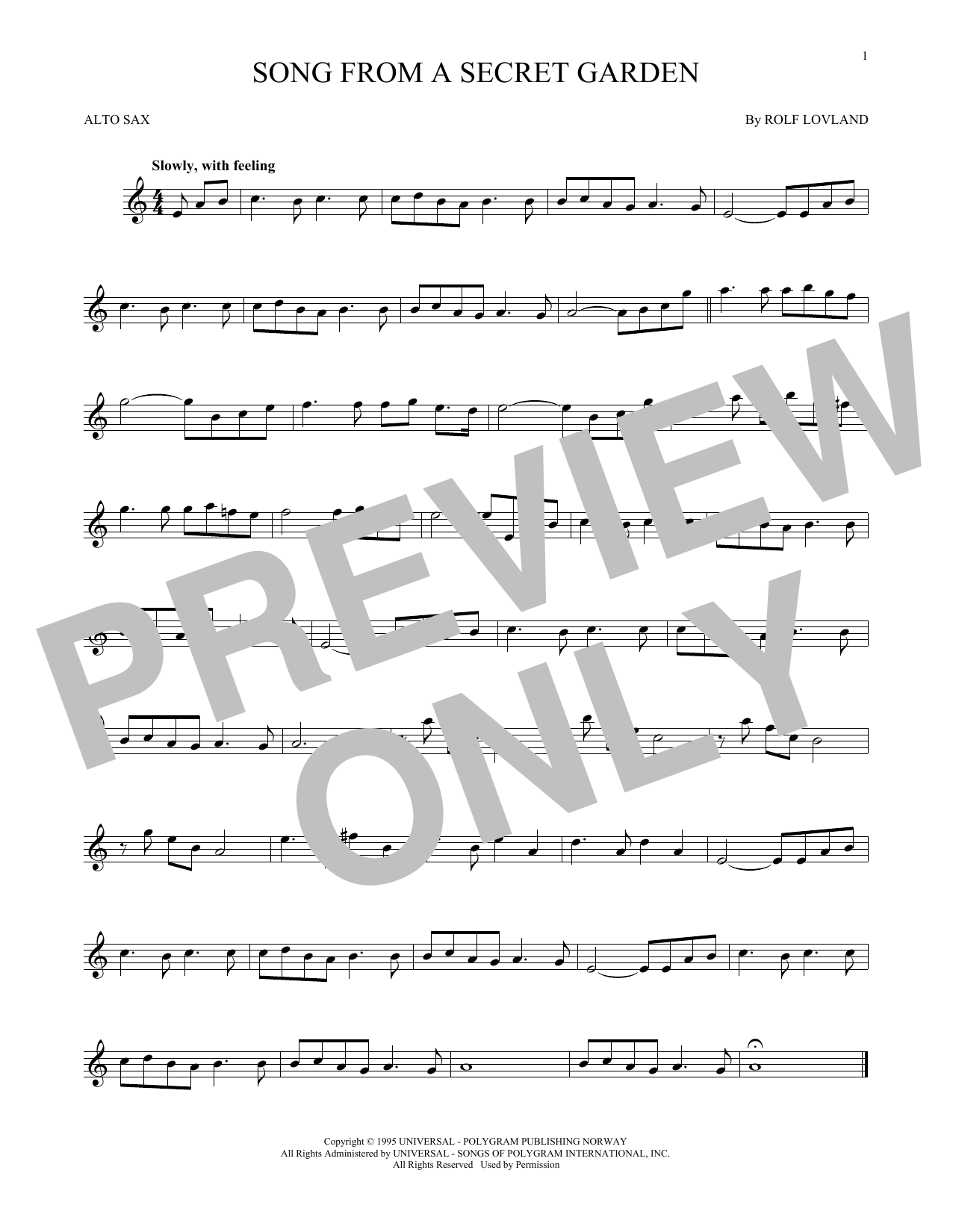 Product gallery: Page 1 of 1 Song From A Secret Garden, Secret Garden