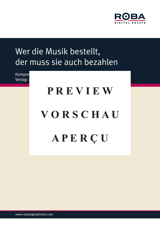 gallery: Wer die Musik bestellt, der muss sie auch bezahlen , , (Klavier + Gesang)