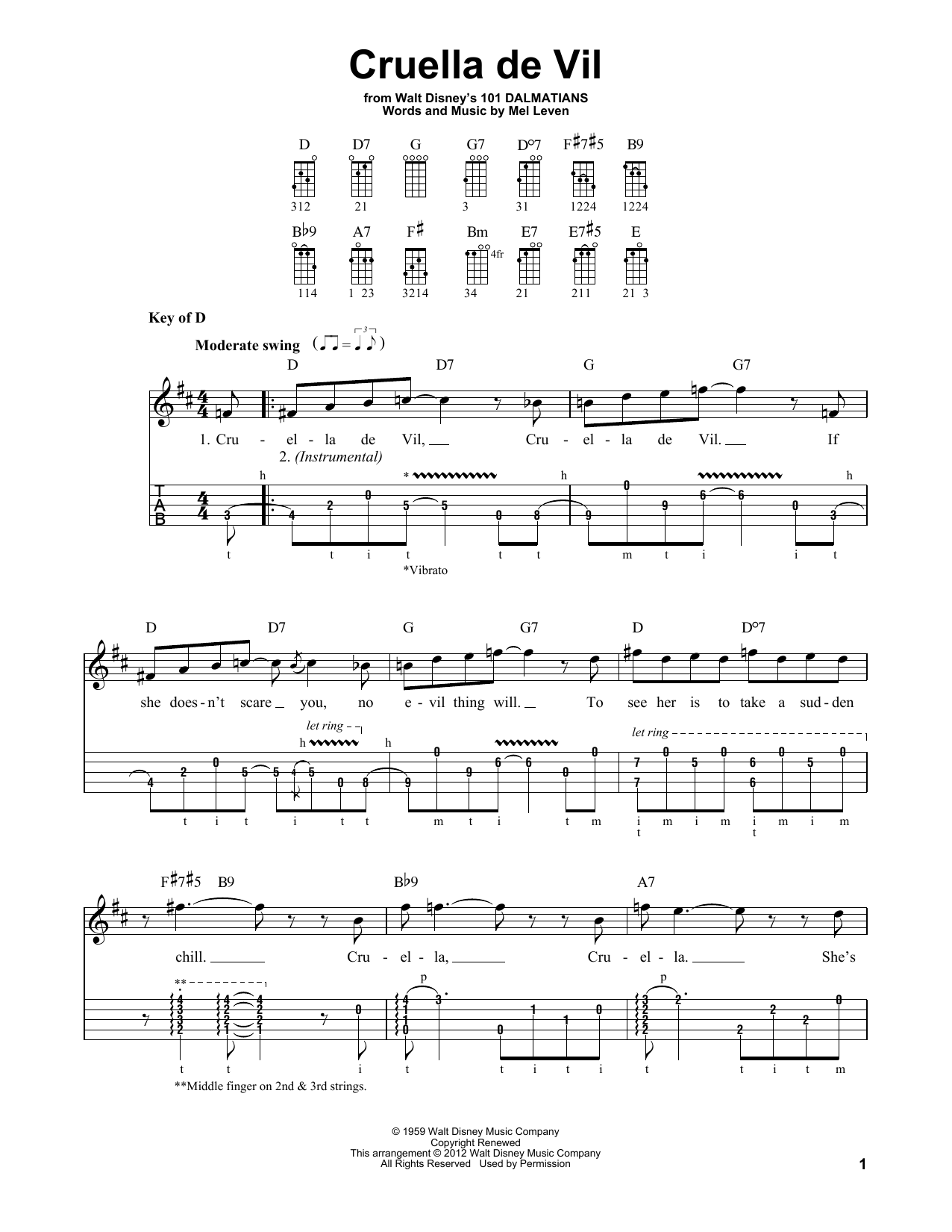 Produktgalerie: Seite 1 von 1 Cruella De Vil (from 101 Dalmations), Mel Leven, Banjo