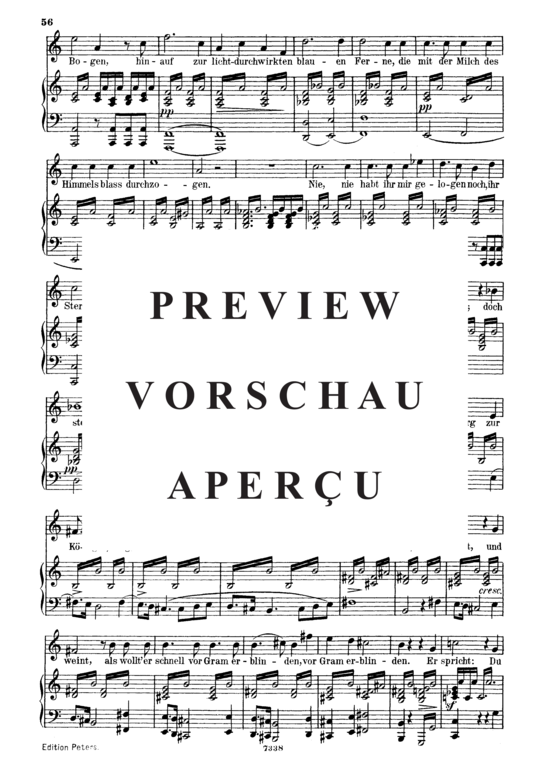 Product gallery: Page 3 of 6 Der Zwerg D.771, , Medium Voice and Piano