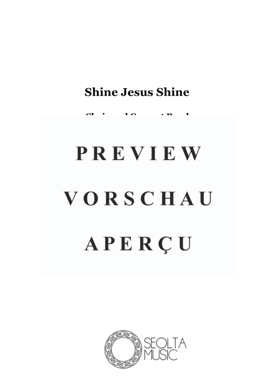 Produktgalerie: Seite 4 von 11 Shine Jesus Shine, , Gemischter Chor und Concertband