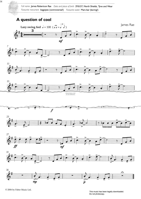 Produktgalerie: Seite 1 von 1 A Question Of Cool, James Rae, Klavier, Trompete