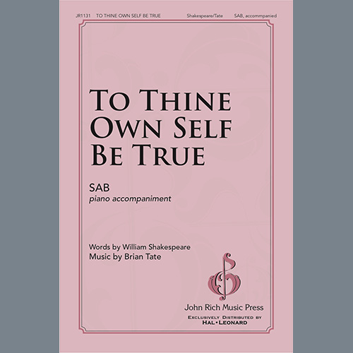 Product picture to: To Thine Own Self Be True