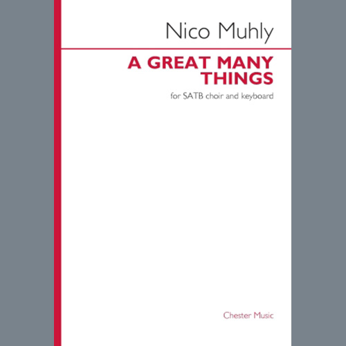cover: A Great Many Things, Nico Muhly