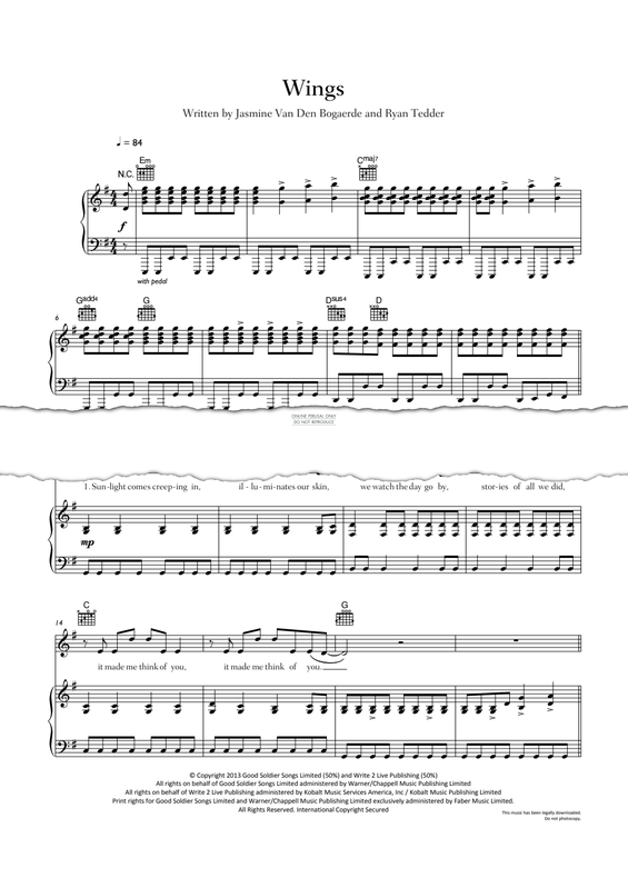 Produktgalerie: Seite 1 von 1 Wings, Birdy, Gesang, Gitarre, Klavier