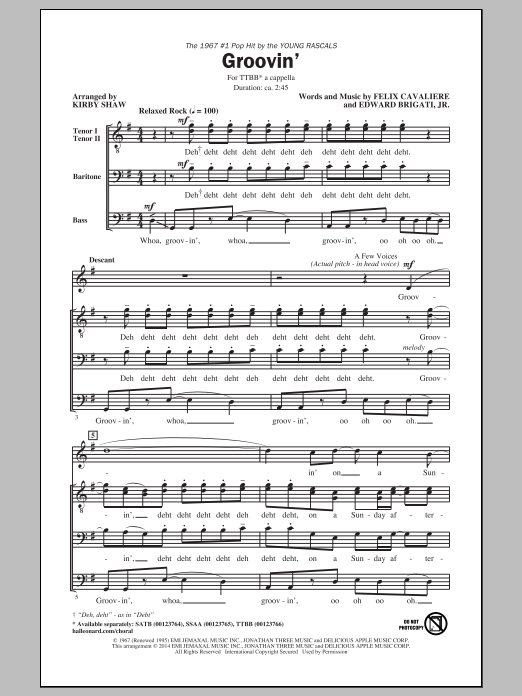 Produktgalerie: Seite 1 von 1 Groovin', Kirby Shaw, Chor