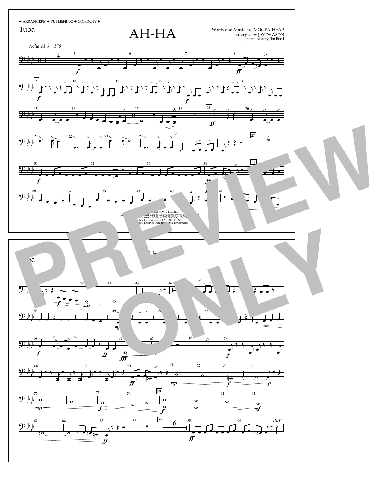 Product picture to: Ah-ha - Tuba