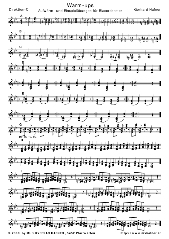 Product gallery: Page 1 of 11 Warm-ups Einspielübungen, , (large wind orchestra)