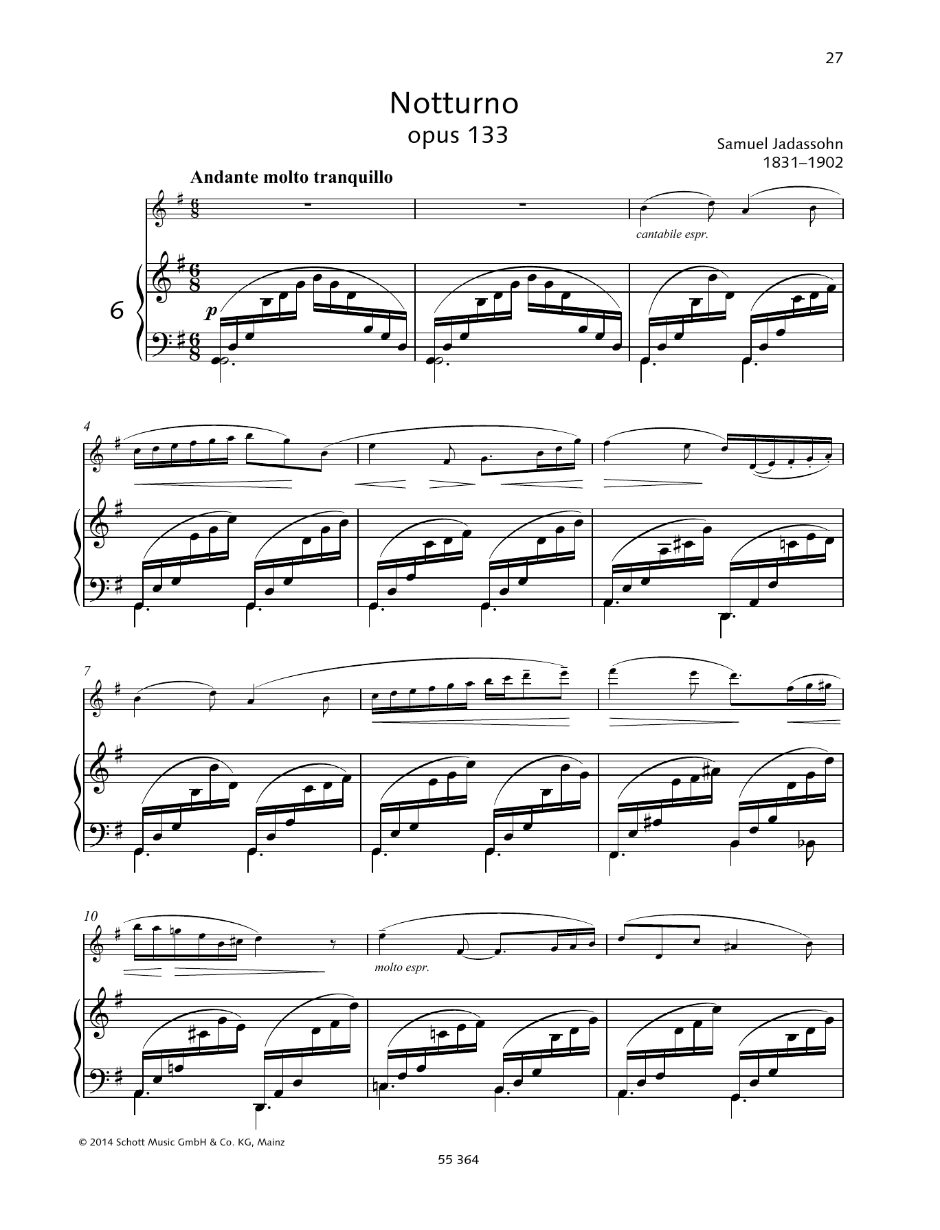 Produktbild zu: Notturno