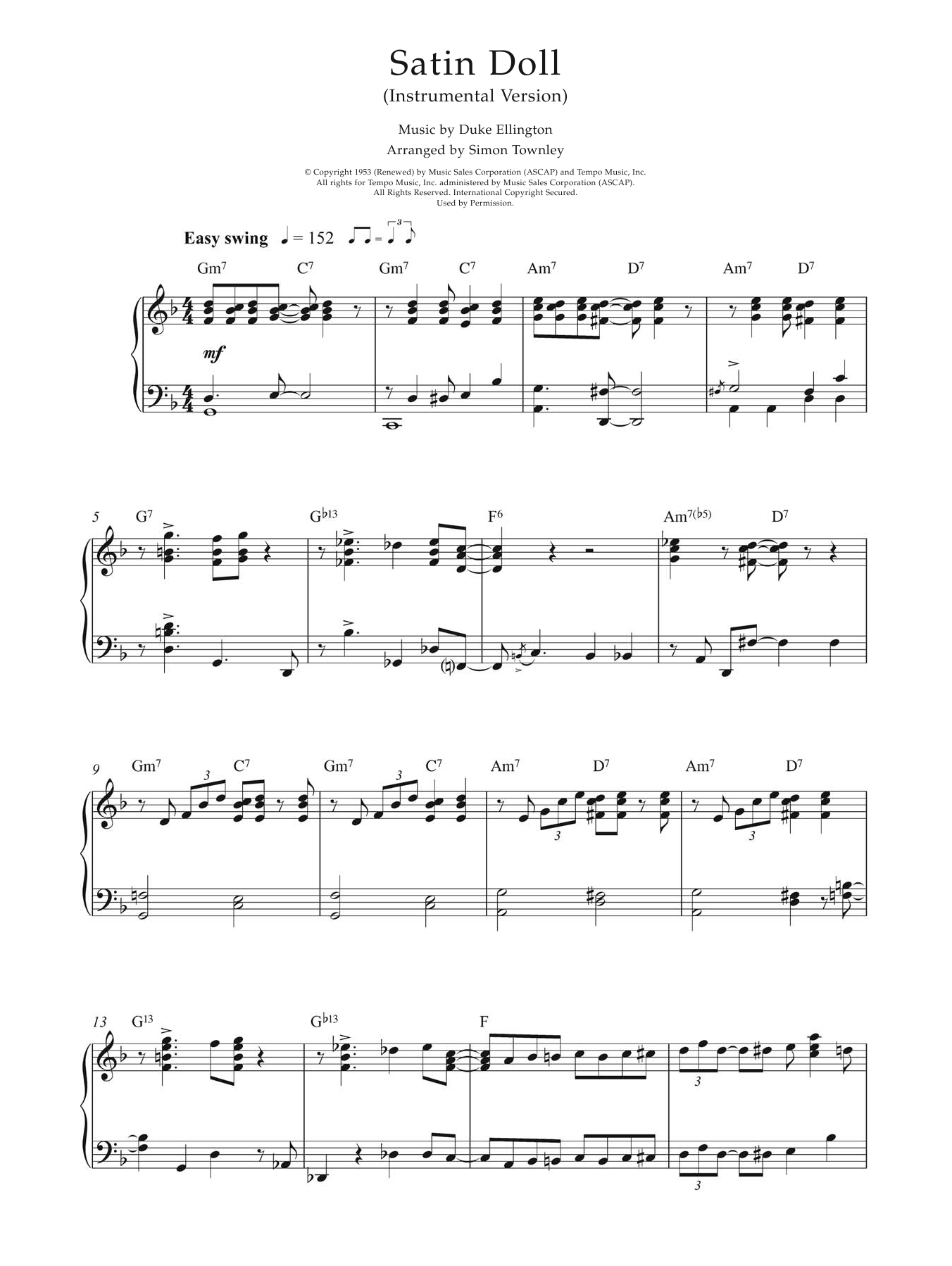 Product gallery: Page 1 of 1 Satin Doll, Earl Hines