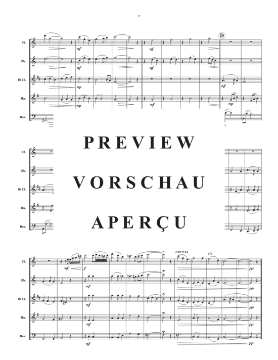 Produktgalerie: Seite 4 von 9 Stille Nacht , , (Holzbläser Quintett)
