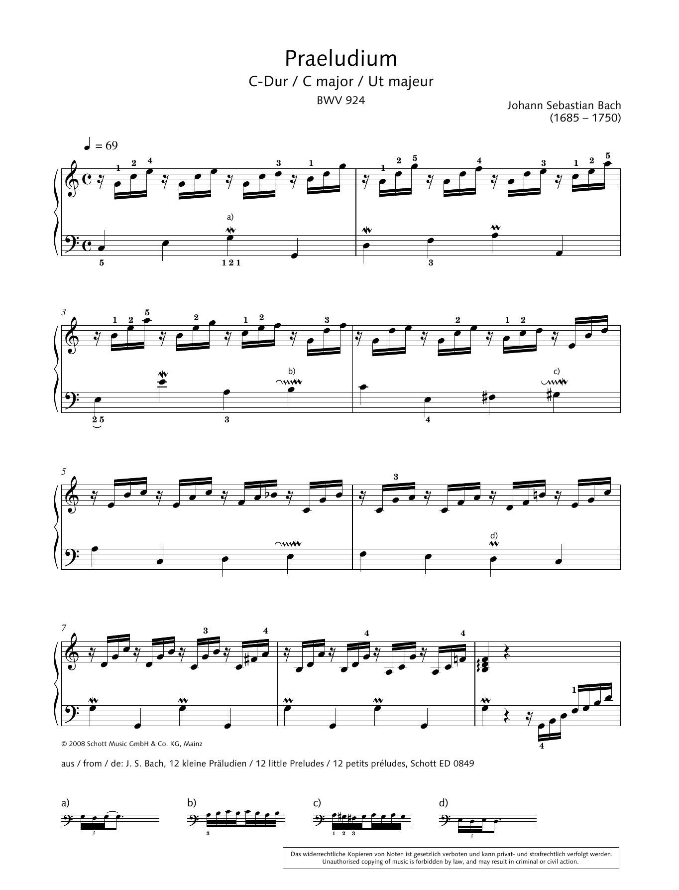 Product gallery: Page 1 of 1 Prelude in C Major, Hans-Gunter Heumann