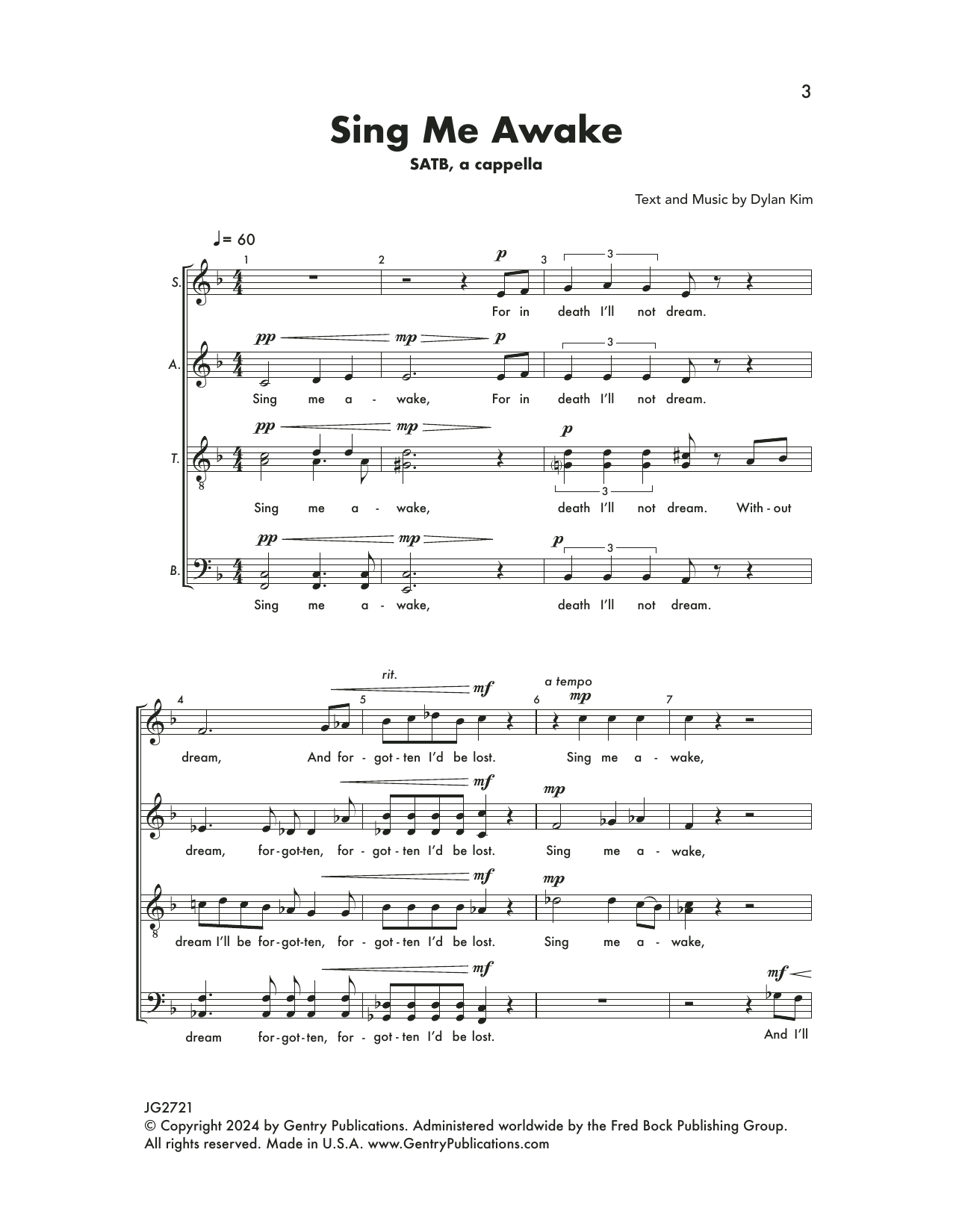Produktbild zu: Sing Me Awake