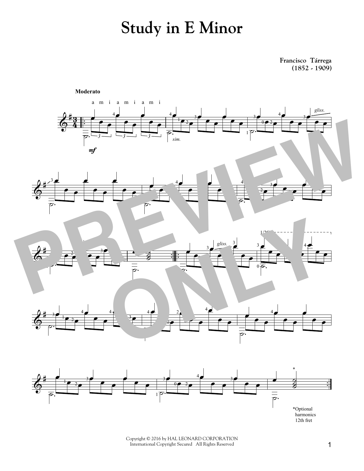 Produktbild zu: Study In E Minor