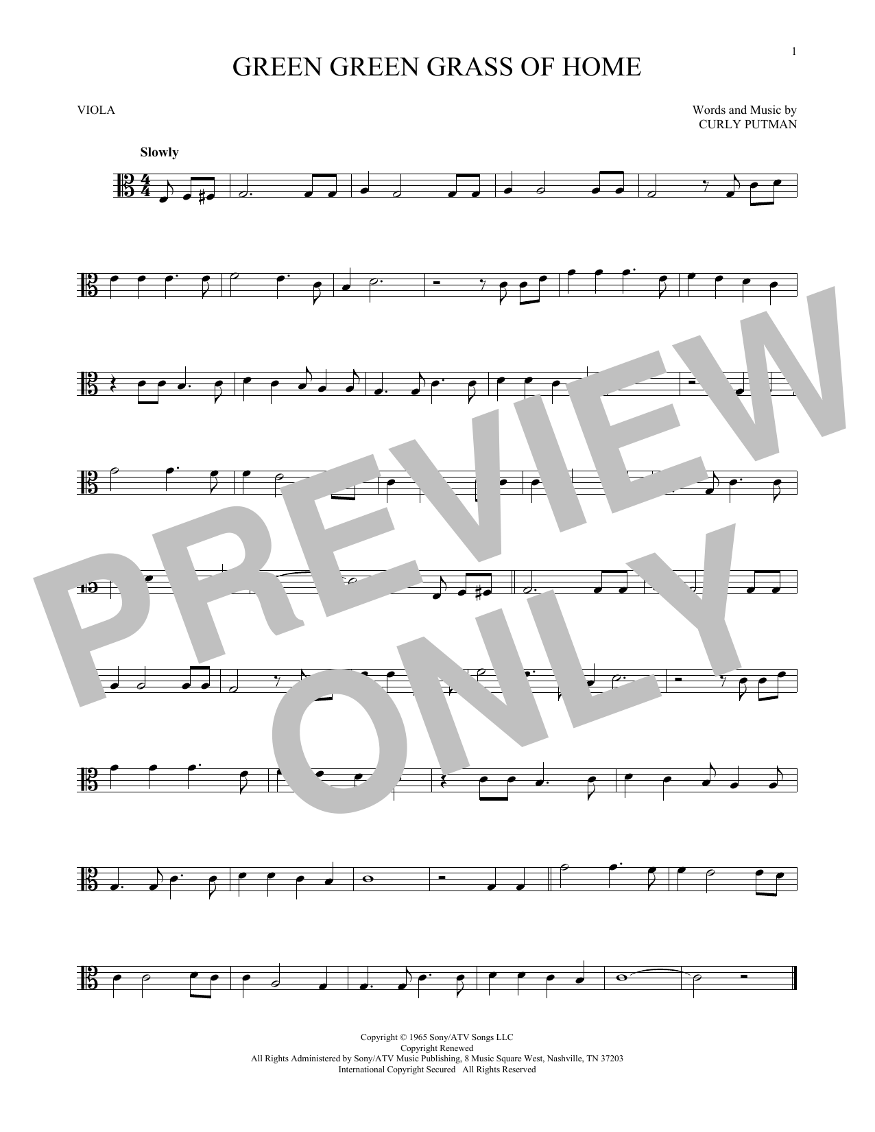 Product gallery: Page 1 of 1 Green Green Grass Of Home, Porter Wagoner