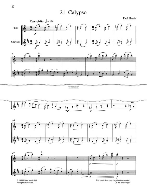 Product gallery: Page 1 of 1 Calypso, Paul Harris