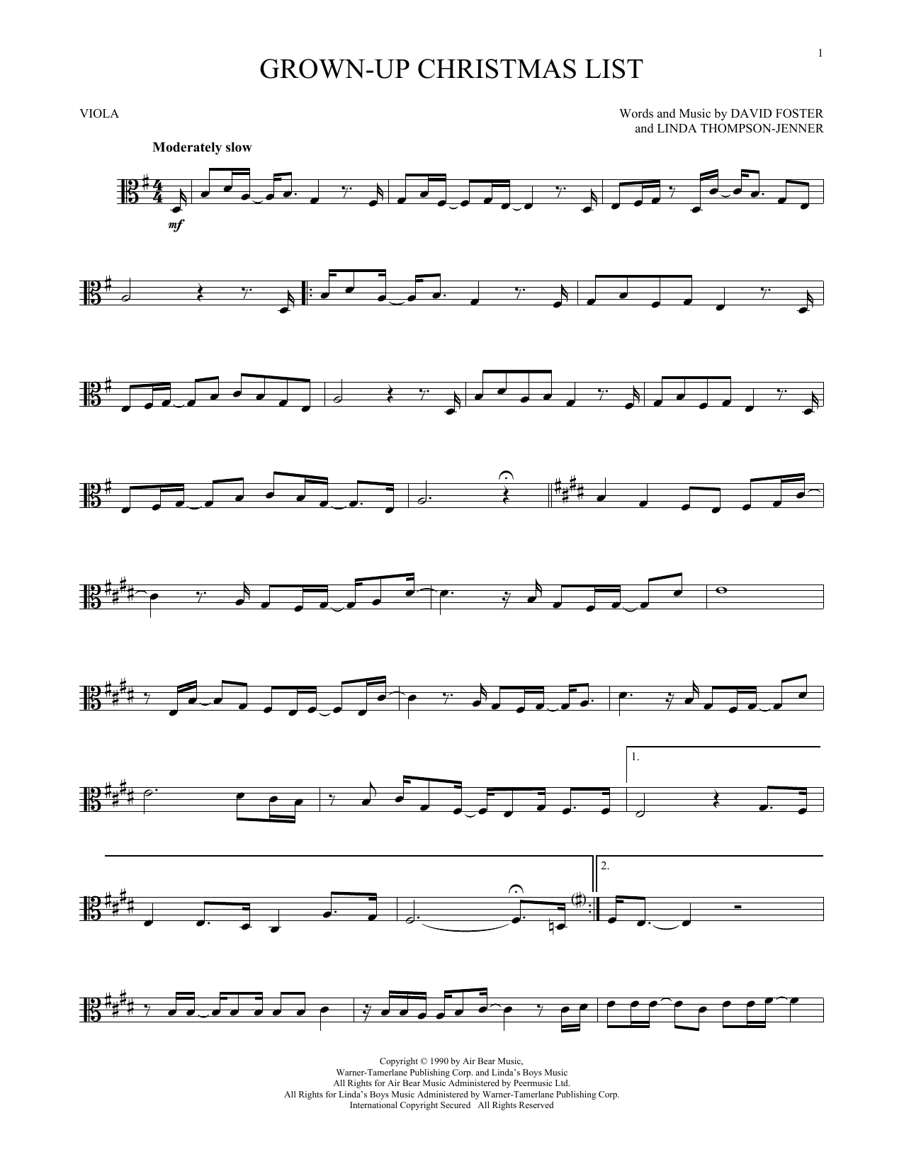 Product gallery: Page 1 of 1 Grown-Up Christmas List, Amy Grant