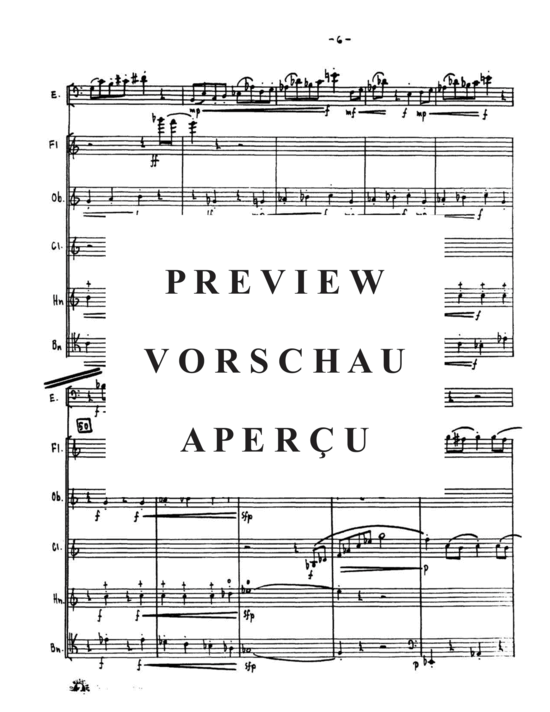 Produktgalerie: Seite 8 von 21 Sextet , , (Gemischtes Ensemble für Holzbläser Quintett + Euphonium Solo)