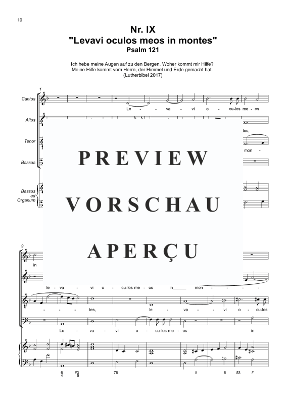 gallery: Harmoniae novae Heft 2, , Chor vierstimmig mit B.C.