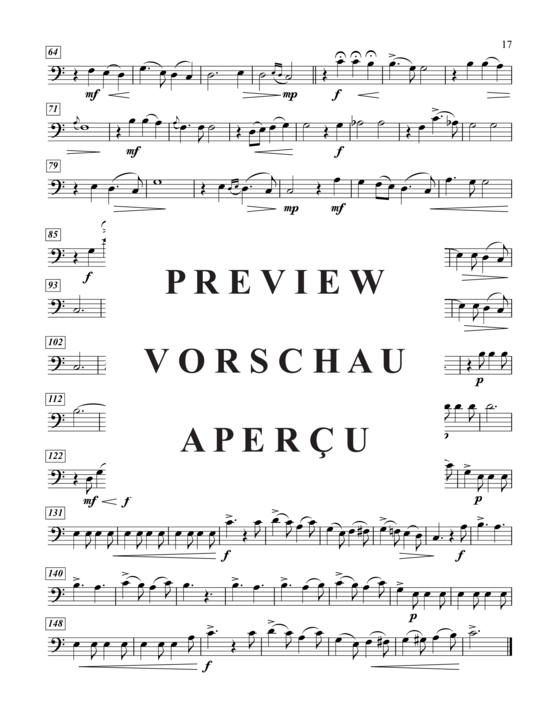 Product gallery: Page 21 of 21 Solos for Celebrations and Remembrances , , (Posaune/Euphonium/Fagott Solo)