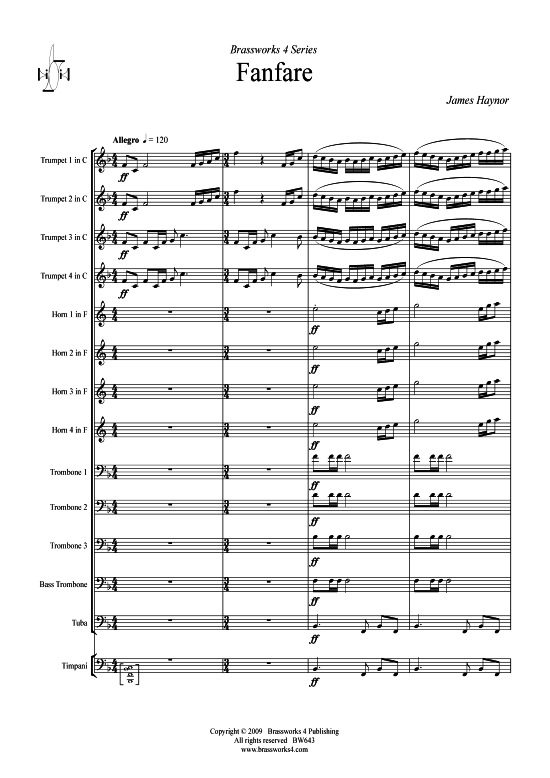 Product picture to: Fanfare James Haynor