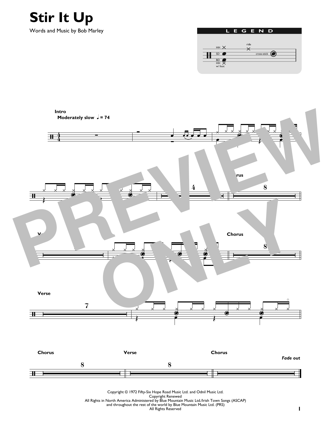 Product gallery: Page 1 of 1 Stir It Up, Bob Marley