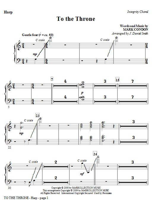 Produktgalerie: Seite 1 von 1 To The Throne - Harp, J. Daniel Smith, Chor