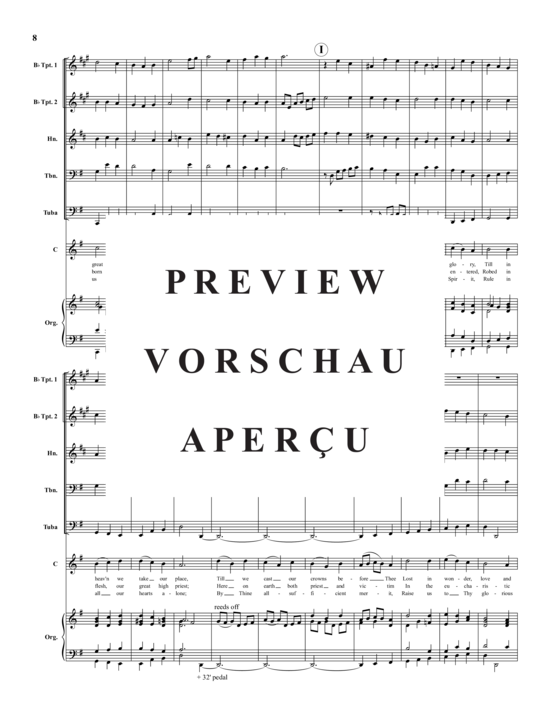 Produktgalerie: Seite 9 von 21 Concertato on Hyfrydol , , (Blechbläser-Quintett + Orgel)