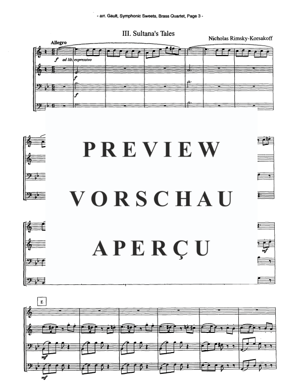 Produktgalerie: Seite 5 von 11 Symphonic Sweets, , Blechbläser Quartett